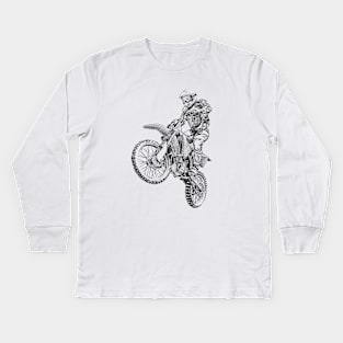 Motocross Kids Long Sleeve T-Shirt